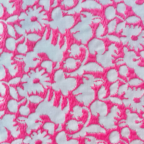 【刺繍/10cm単位】”パウダーフレーク"　綿ローン刺繍　EL-2300-1