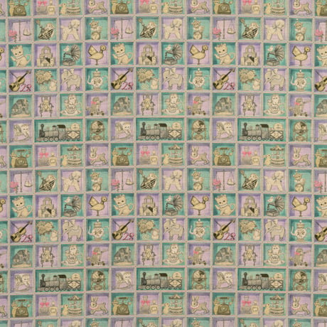 "TOYナイトボックス"　コットンリネンシーチング　DP-4856-5