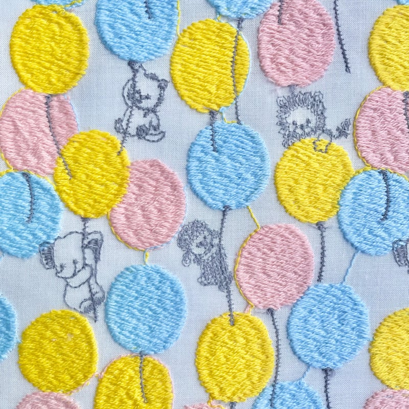 刺繍/10cm単位】”バルーンランド