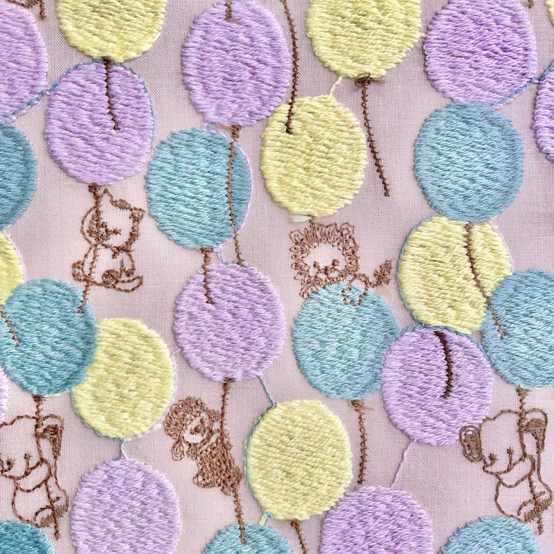 刺繍/10cm単位】”バルーンランド