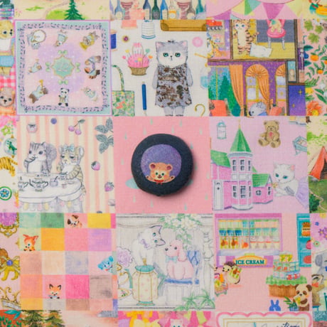 "アニバーサリーパッチワーク"　コットンローン　DP-4440-10