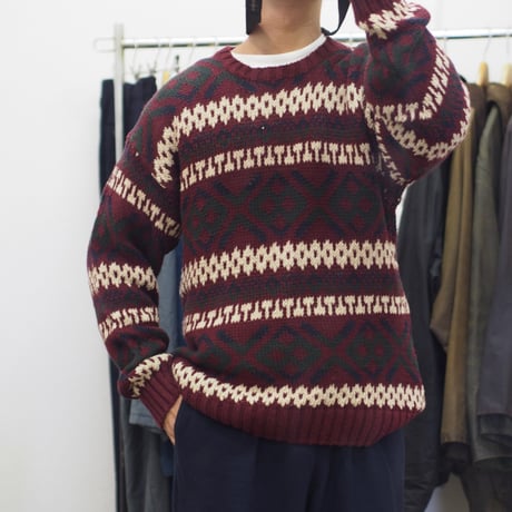 ノルディック柄ニット | STORES