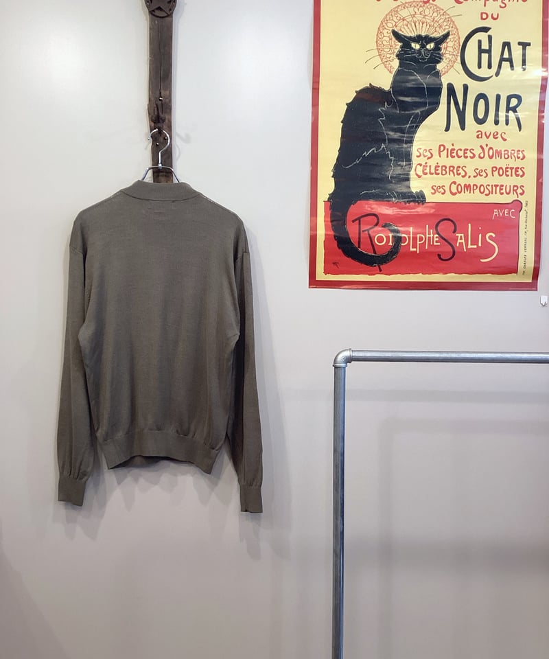 BARACUTA】MOCK NECK SILK KNIT sizeM(実寸L程度) | Rill