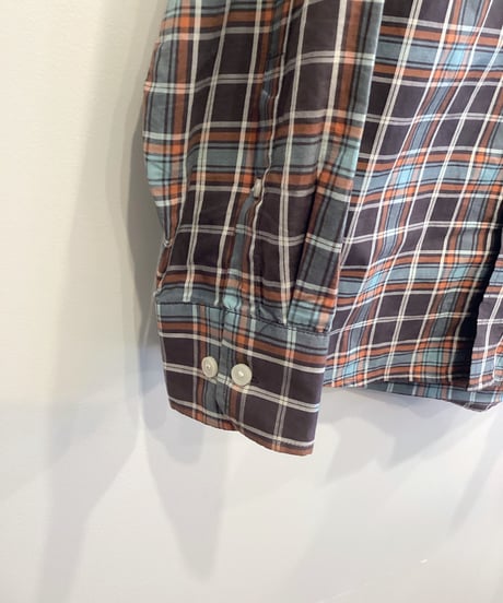 【BANANA REPUBLIC】CHECK BD SHIRT sizeM