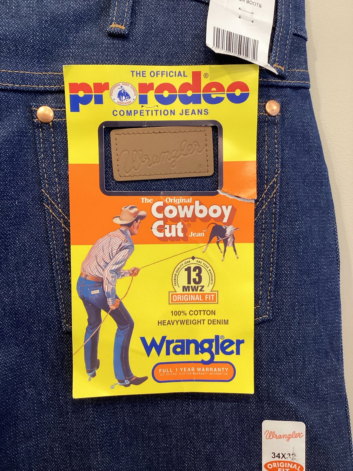 デッドストック！2000年代 メキシコ製 wrangler 13MWZ リジット デッドストック☆00s メキシコ製 Wranglerラングラー 13MWZ