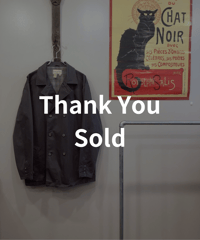 【THE TERRITORY AHEAD】DOUBLE-BREASTED  HALF COAT sizeXL