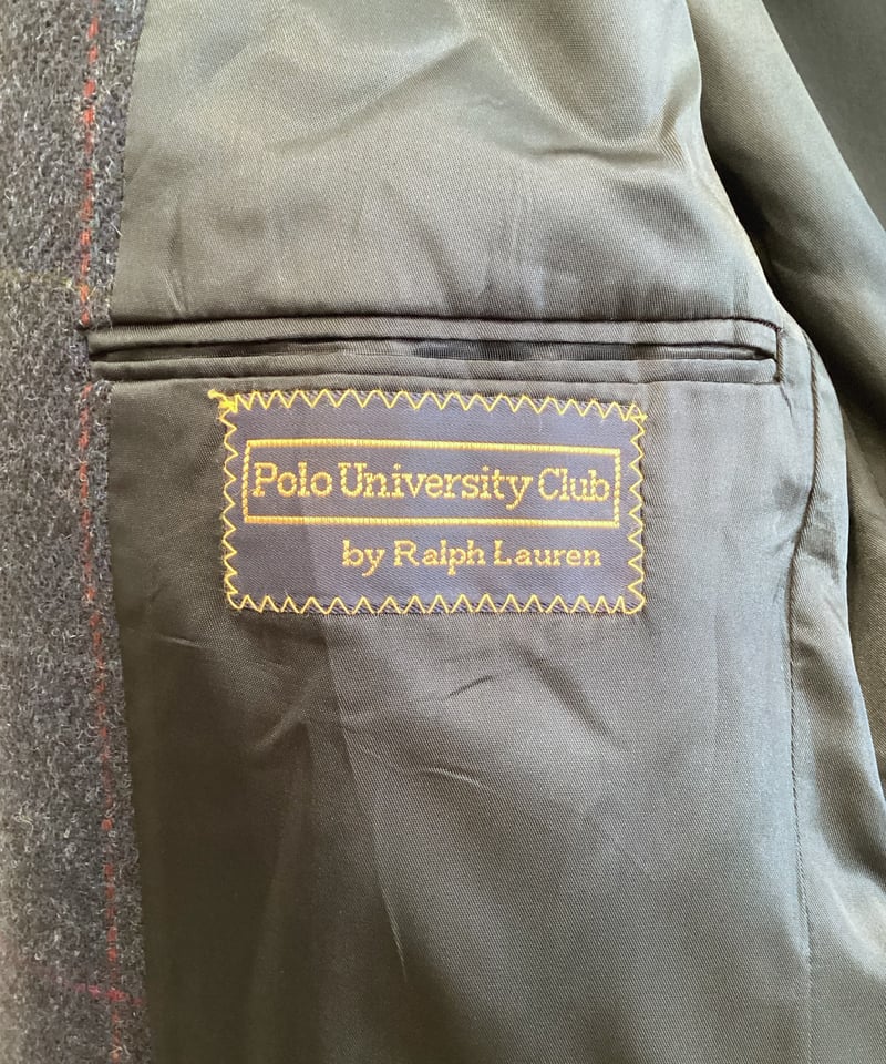 90s USA製 POLO UNIVERSITY CLUB ウールジャケット 古着 80-90s USA製 Polo University Club Ralph Lauren グレン