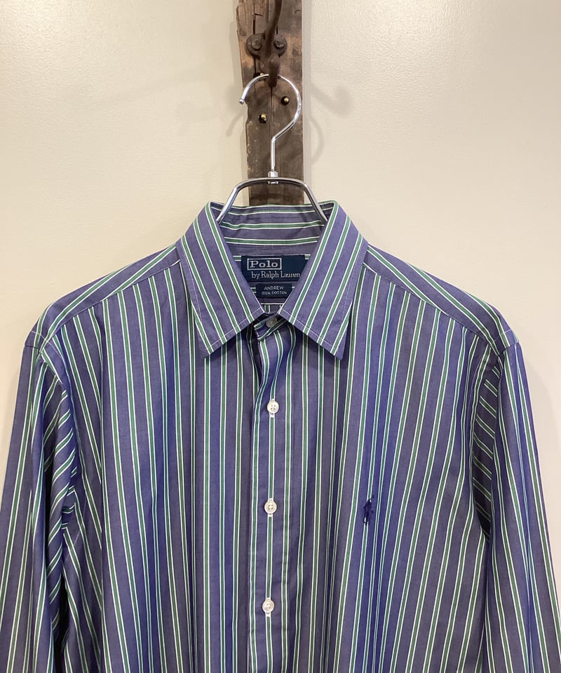 RALPH LAUREN】STRIPE SHIRT 