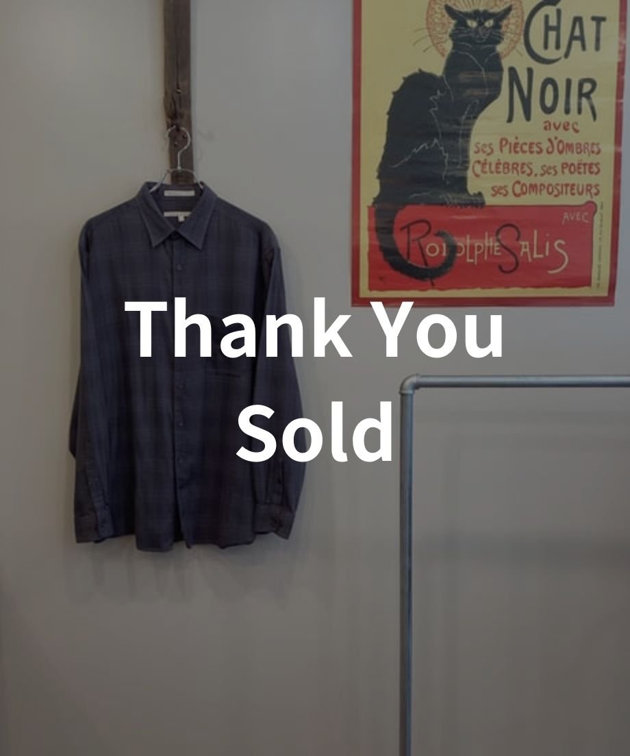 PERRY ELLIS】CHECK REGULAR COLLAR SHIRT sizeL |