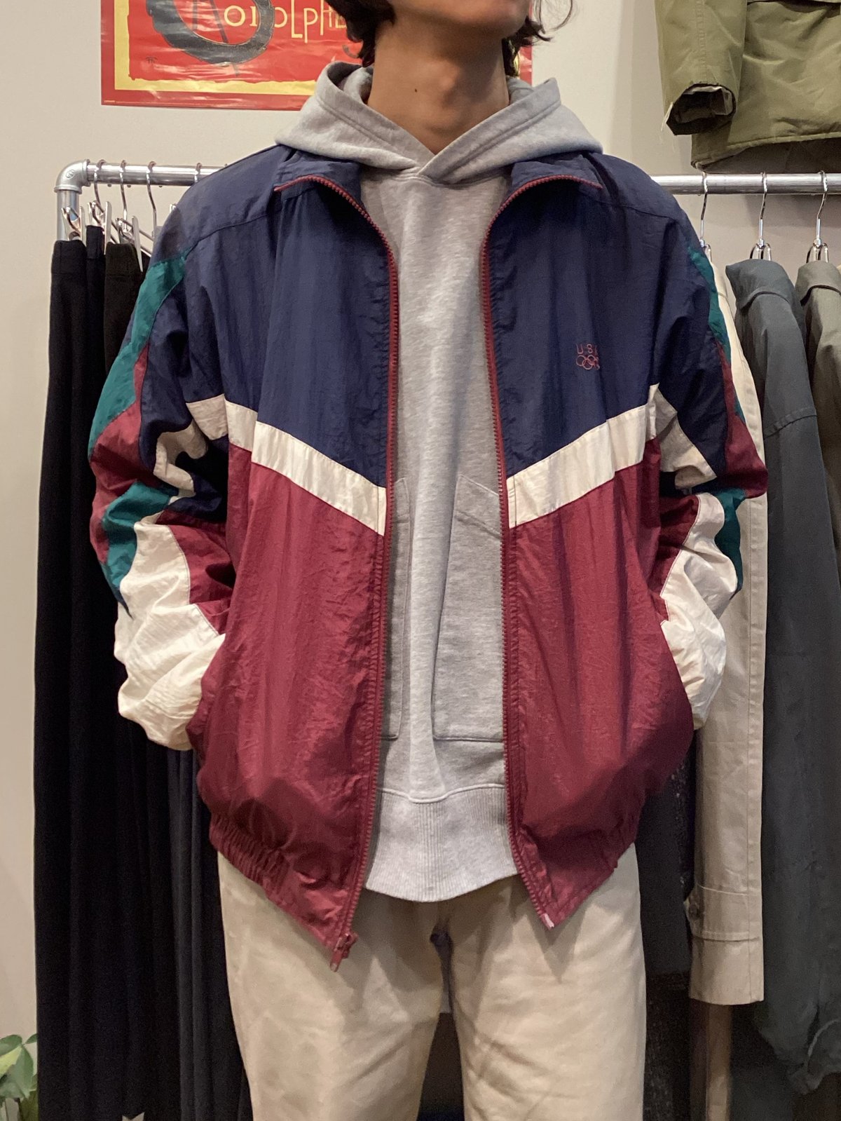 J.C.Penney】90's Olympic NYLON JACKET sizeM | Rill
