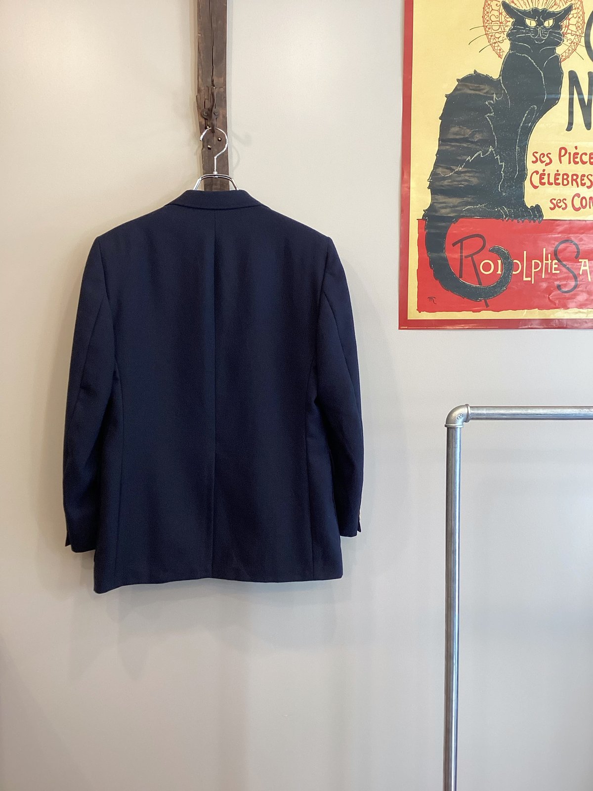 美品 Ameri アメリ MANNISH BLAZER COAT ネイビー S Ameri（アメリ）の「MANNISH BLAZER COAT（チェスターコート