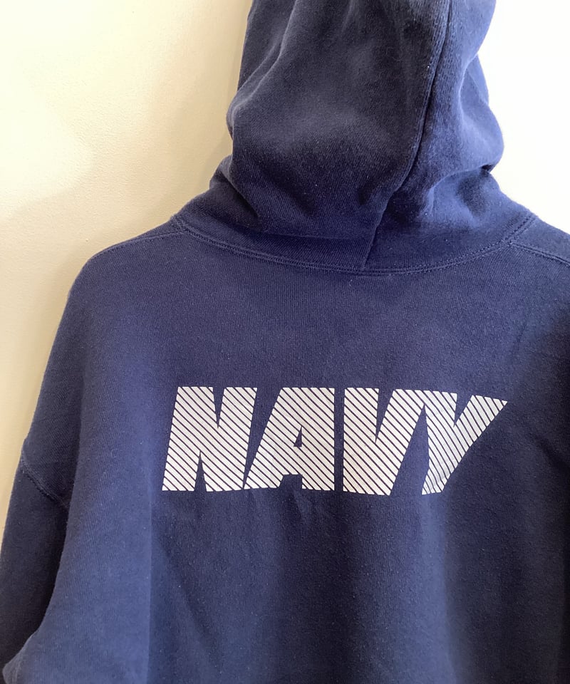 SOFFE】U.S.NAVY PRINT HOODIE sizeM MADE IN U.S.