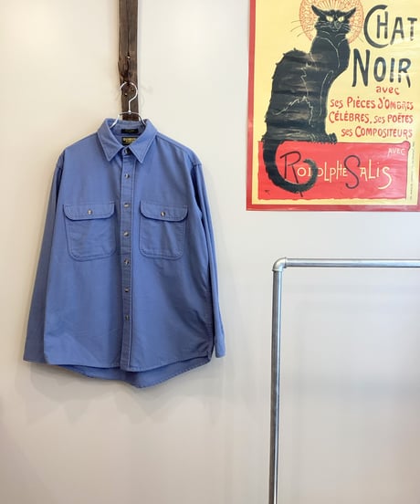 【OSHKOSH】CHAMOIS CLOTH WORK SHIRT sizeL MADE IN U.S.A.