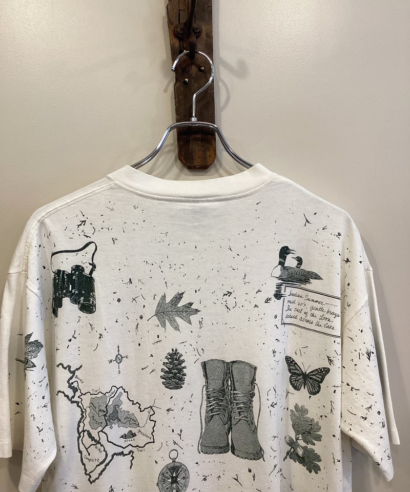 rel・e・vant・products】90's PATTERNED TEE MADE IN