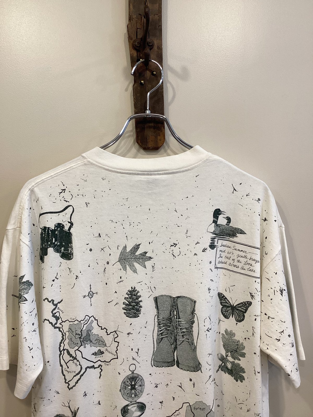 rel・e・vant・products】90's PATTERNED TEE MADE IN