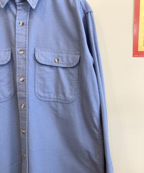 【OSHKOSH】CHAMOIS CLOTH WORK SHIRT sizeL MADE IN U.S.A.