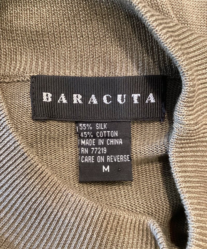 BARACUTA】MOCK NECK SILK KNIT sizeM(実寸L程度) | Rill