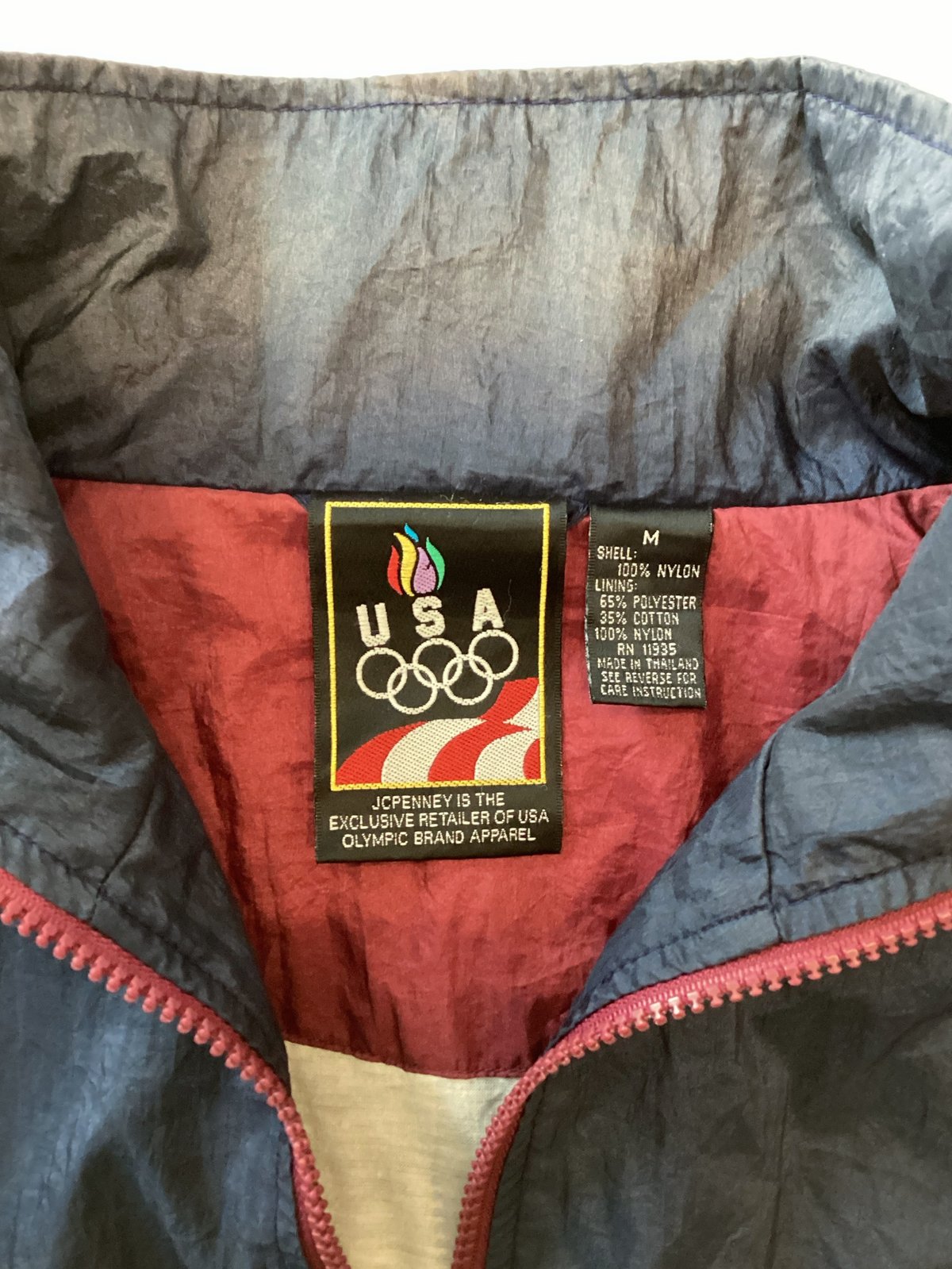 90s JCPenney ナイロンジャケット オリンピック 高配色 XL A88 POST JUNK / 90's JC PENNEY オリンピック USAチーム ナイロン