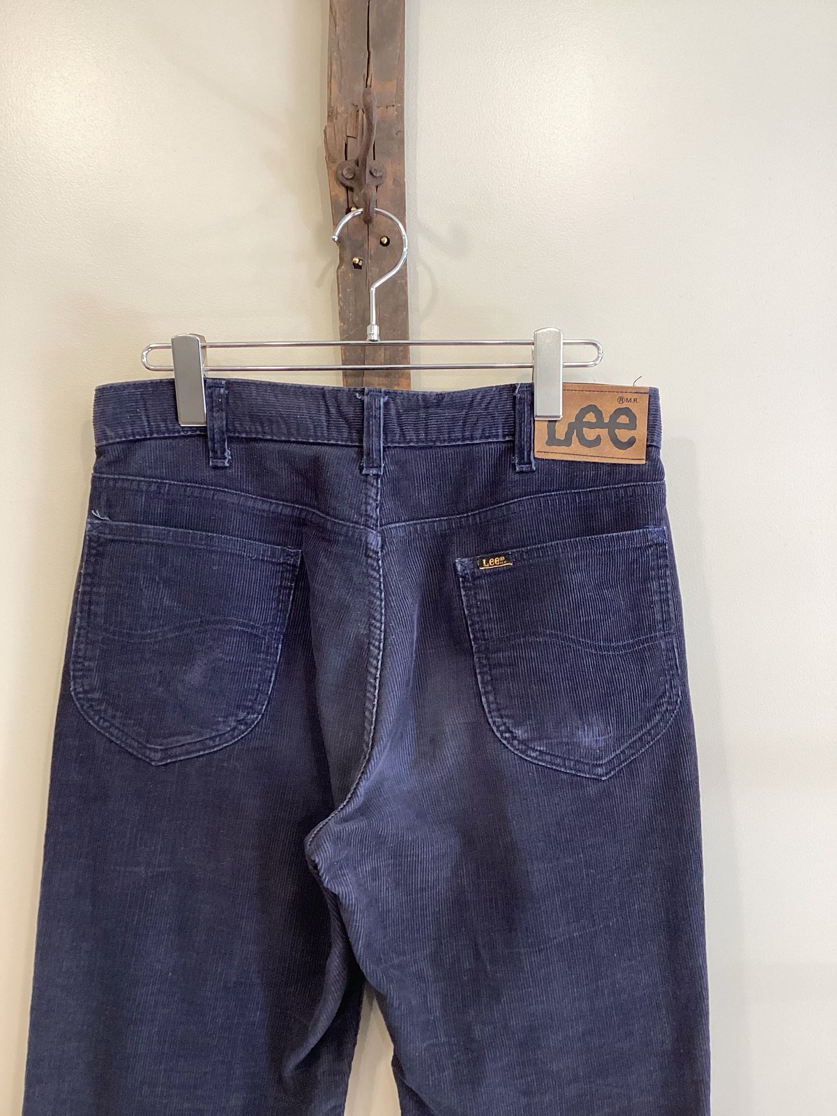 70s USA製 Lee 200 コーデュロイ5Pパンツ W32 42タロン 紺 70s USA製 Lee 200 コーデュロイ5Pパンツ W32 42タロン 紺
