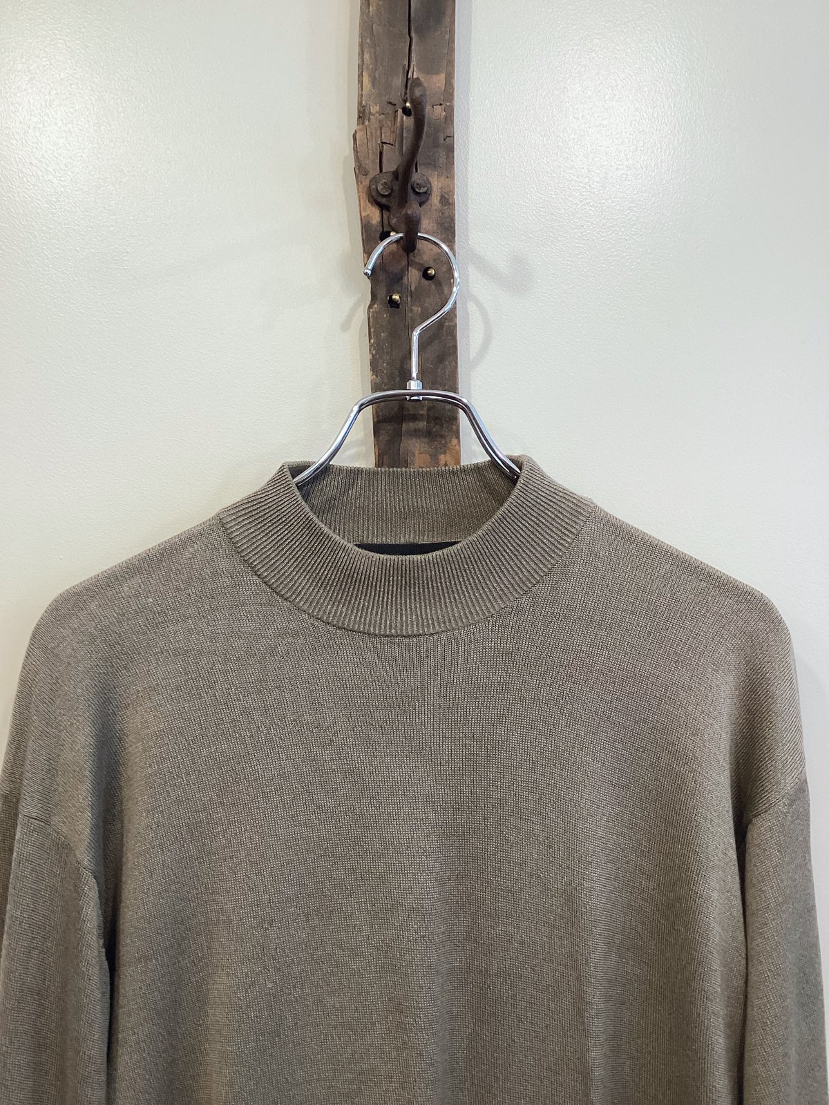 BARACUTA】MOCK NECK SILK KNIT sizeM(実寸L程度) | Rill