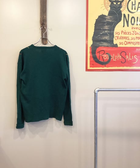 【MONTGOMERY WARD】70's CHECK KNIT sizeL