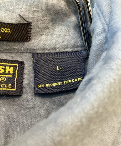 【OSHKOSH】CHAMOIS CLOTH WORK SHIRT sizeL MADE IN U.S.A.