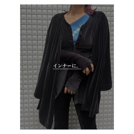 NO.74  RIB ONESHOULDER  炭色
