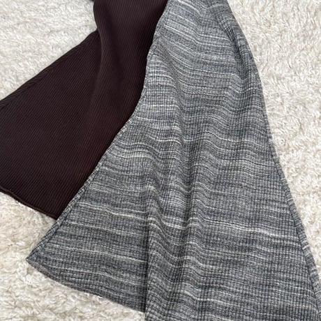 NO.103  BELL PANTS RIB <マーブル>