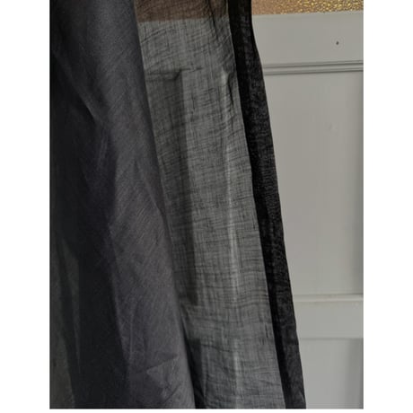 NO.69 RAMIE WRAP SKIRT  -結衣- 黒　【8/25〜発送】