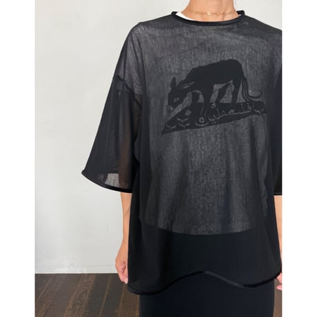 NO.66 COTTON TULE A-LINE TEE  -風円-