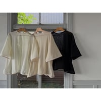 NO.66 COTTON TULE A-LINE TEE  -風円-