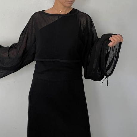 NO.65 COTTON TULE puff BOLERO  -風衣-