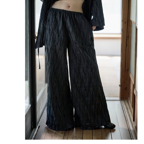 NO. 77 播州織 SAMUE WIDE PANTS