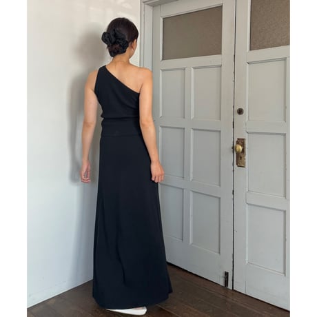 NO. 75  RIB A-LINE  MAXI SKIRT　-流衣-