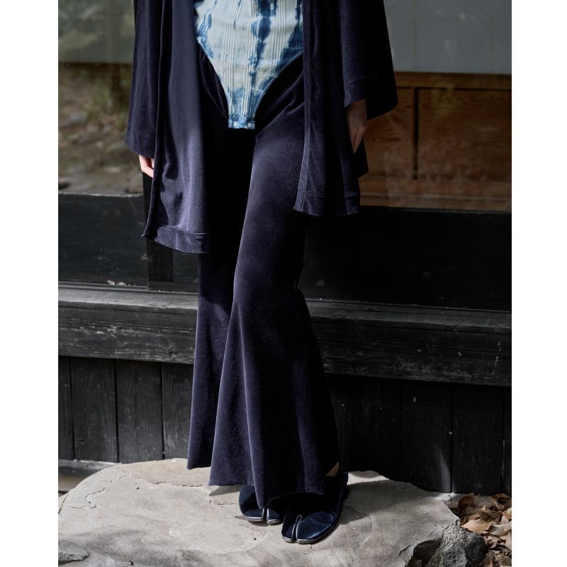 完売 新品 MUUET velour flare pants bell ベロア NO.44 【BELL PANTS 】Cotton velour flare pants |