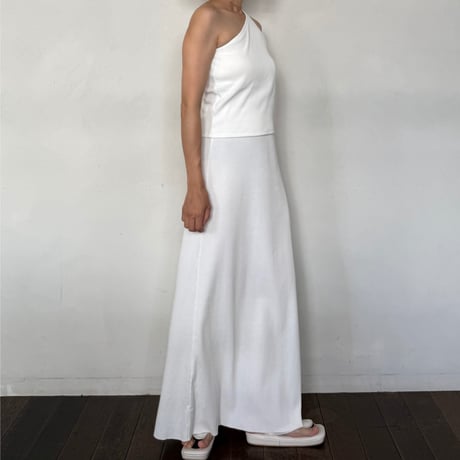 NO. 75  RIB A-LINE  MAXI SKIRT　-流衣-