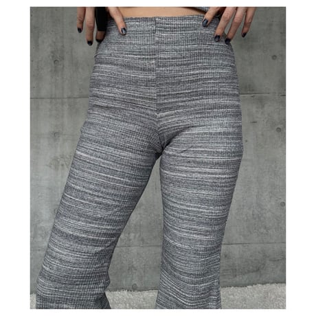 NO.103  BELL PANTS RIB <マーブル>