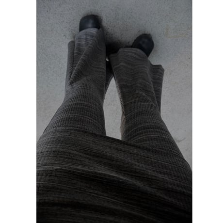 NO.103  BELL PANTS RIB <マーブル>