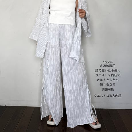 NO. 77 播州織 SAMUE WIDE PANTS