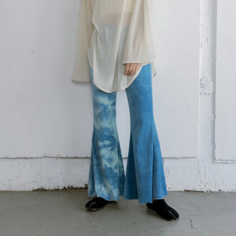 完売 新品 MUUET velour flare pants bell ベロア NO.44 【BELL PANTS 】Cotton velour flare pants