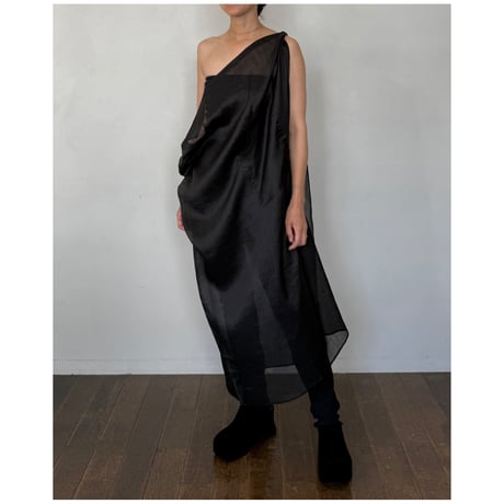 NO.69 RAMIE WRAP SKIRT  -結衣- 黒　【8/25〜発送】