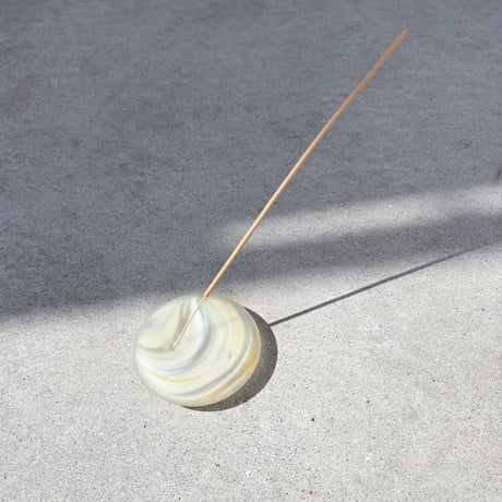 インセンスホルダー　クリームイエロー