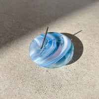 インセンスホルダー　デニムブルー&オパールホワイト