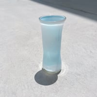 フラワーベース　スカイブルー& マットホワイト
