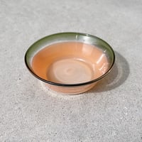 リム鉢　イールグリーン&ベージュ