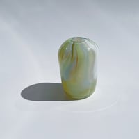 フラワーベース　アイボリー&アップルグリーン