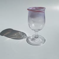 ゴブレット　ペールピンク&クリア