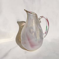 マーブルフラワーベース　　ローズピンク&エメラルドグリーン
