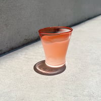 グラス　アプリコット&サーモンピンク