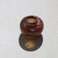 ミニフラワーベース　レッドブラウン&チョコレート